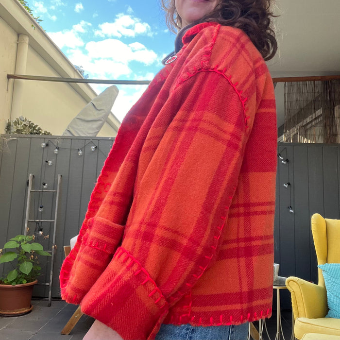 Jacket Rouge et Orange
