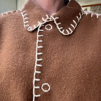 Jacket Crop Marron