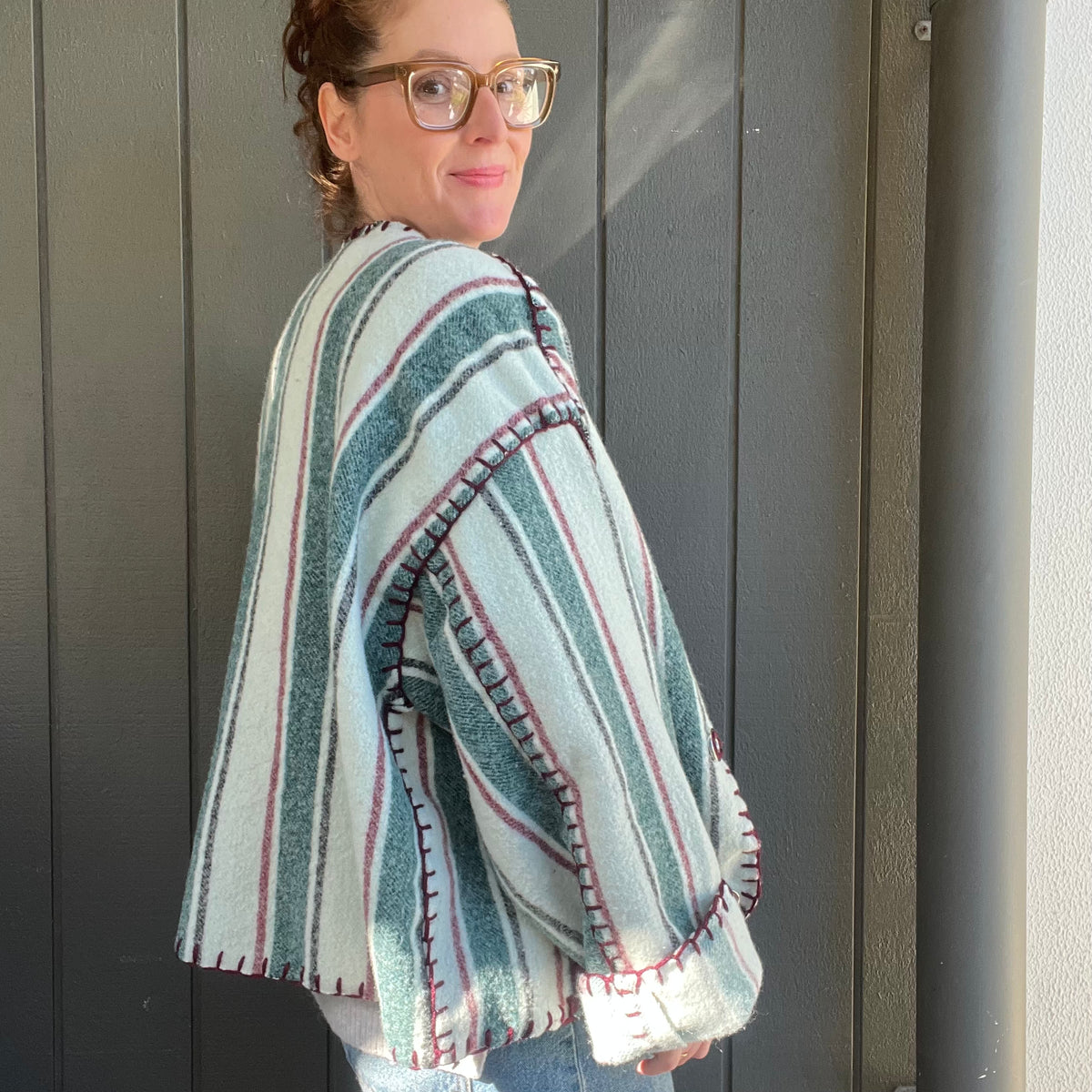 Jacket a rayures