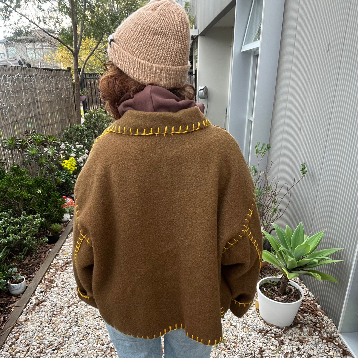 JACKET BROWN (SLIGHTLY KHAKI) AND YELLOW