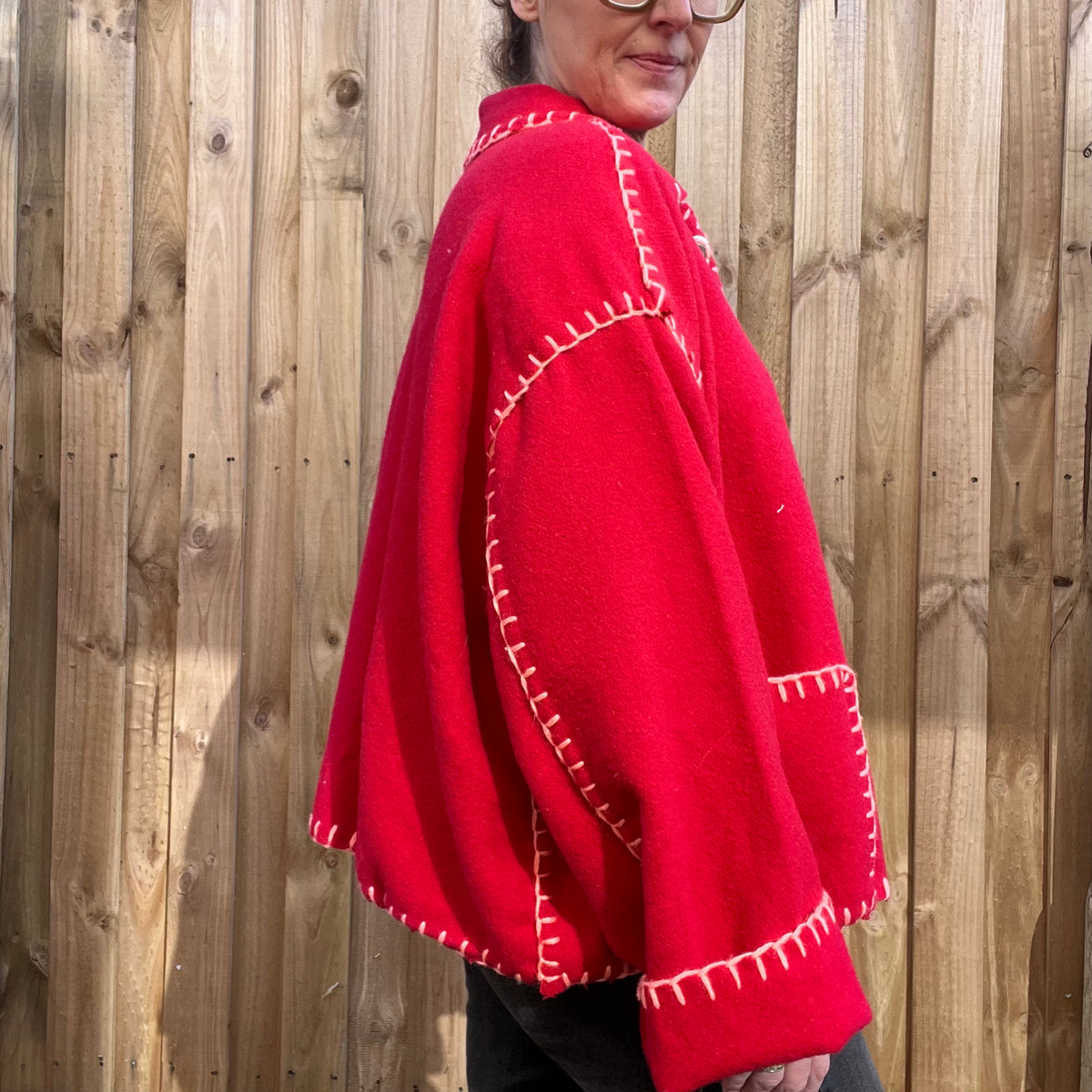 JACKET ROUGE FLAMBOYANTE