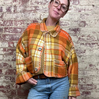 Jacket Crop Orange