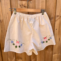 Short Fleurs brodées SIZE M
