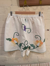 Short a fleurs size L 16/18