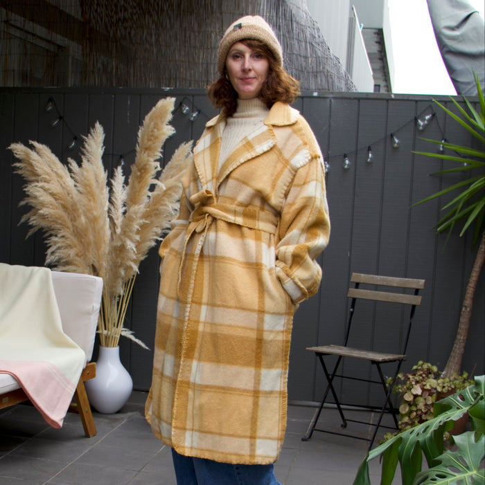 Trench Jacquard Jaune